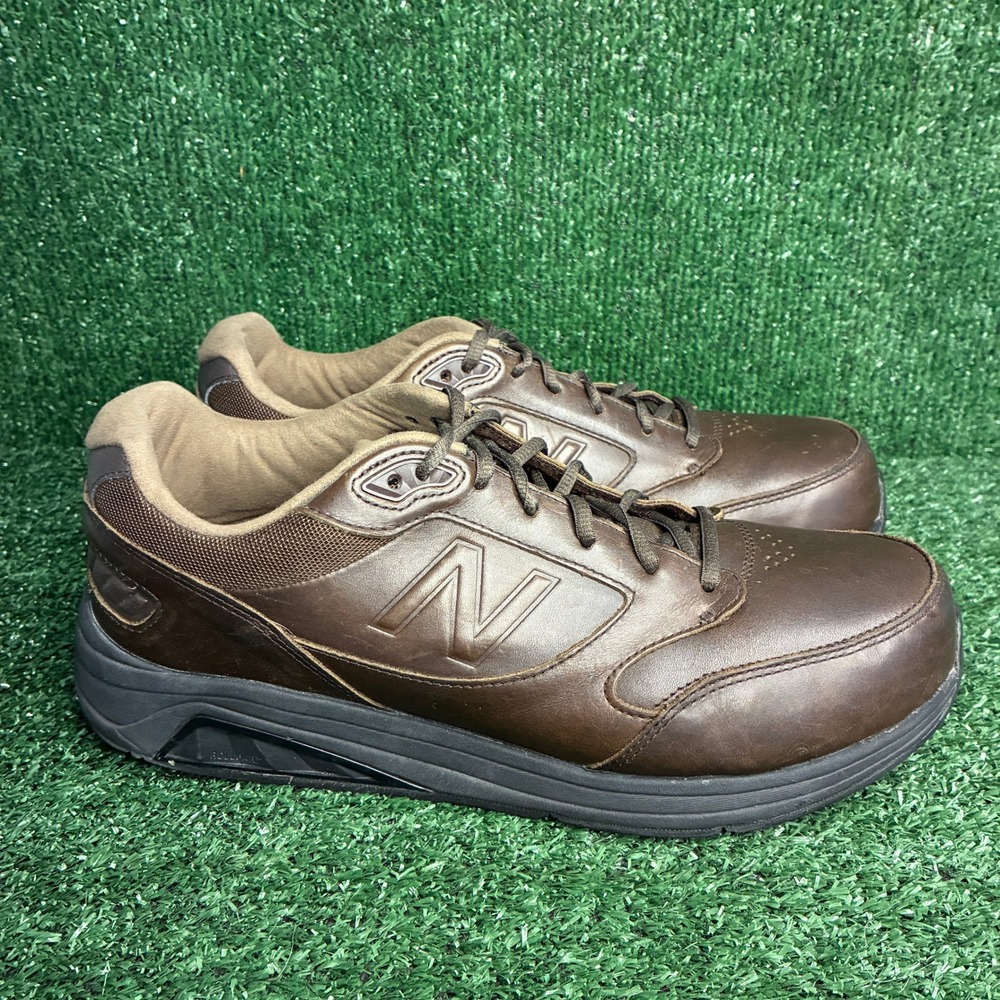 New Balance 928v3 Leather Rollbar Walking Shoes Brown Mens Sz 11.5 4E Extra Wide